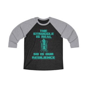 Struggle - Unisex Long-Sleeve Baseball Tee