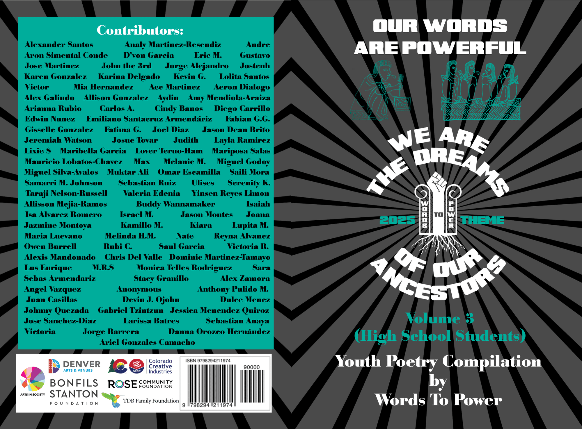 HSBookCover_ISBN Book cover of 2025 youth-written book for high school students (Theme: We are the dreams of our ancestors)